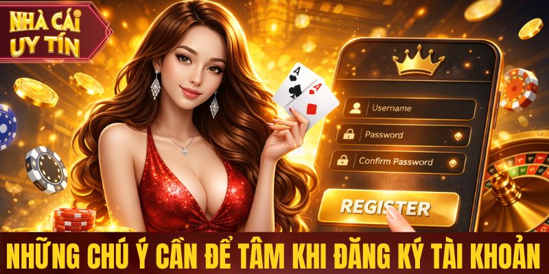 Đăng Ký Nhà Cái Uy Tín - Quy Trình Chuẩn, Thao Tác Nhanh Những chú ý cần để tâm khi đăng ký tài khoản